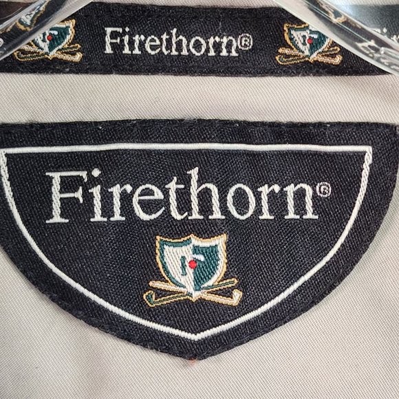 Firethorn Jacket Vest Convertable Mens Sz Large Zip Off Arms Beige Pullover Golf - Picture 14 of 14